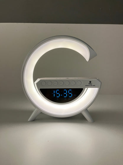 Sveglia ricarica Wireless RGB con Cassa Musica