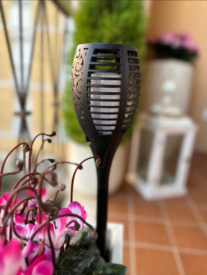 Torcia solare con Effetto Fuoco