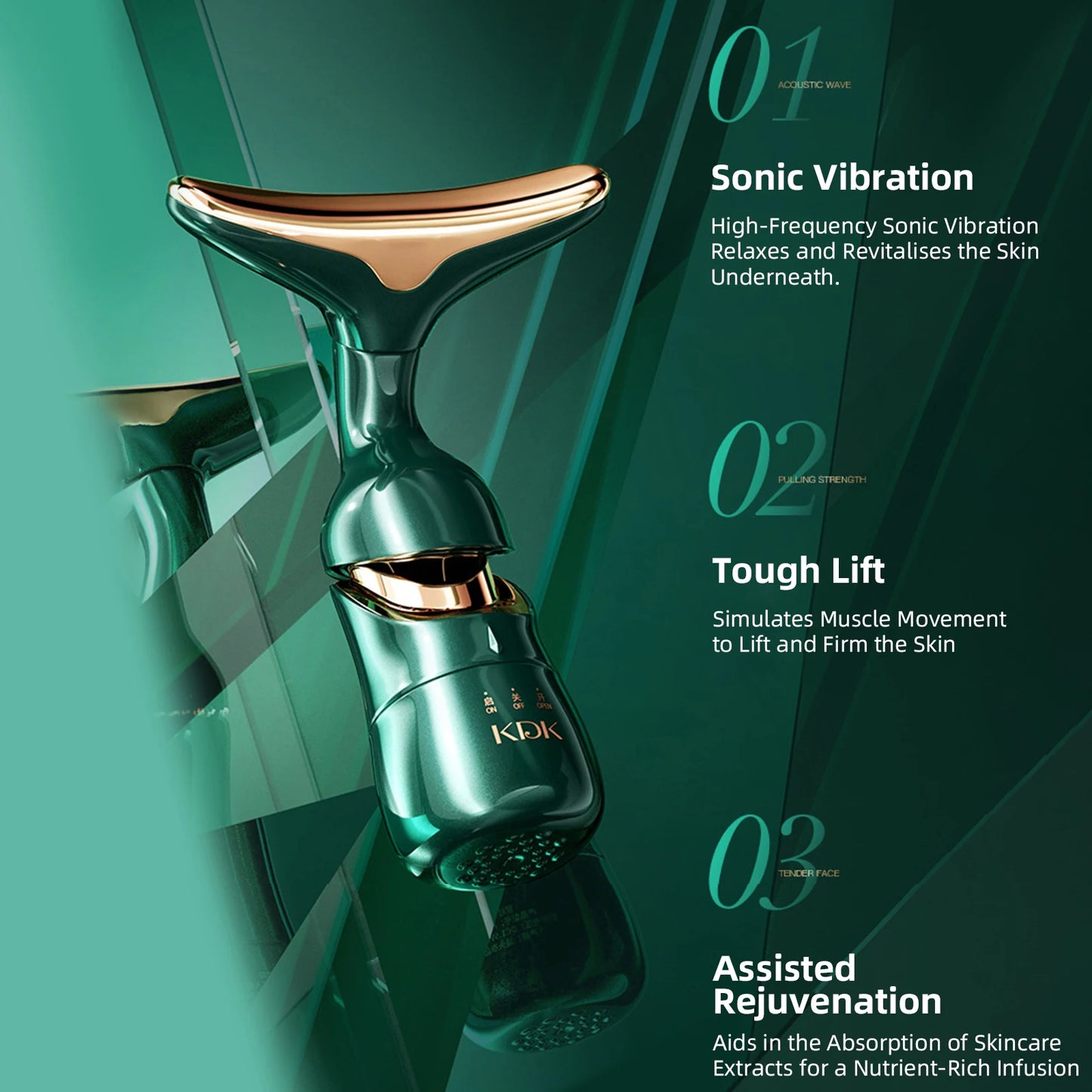 Massaggiatore facciale multifunzione